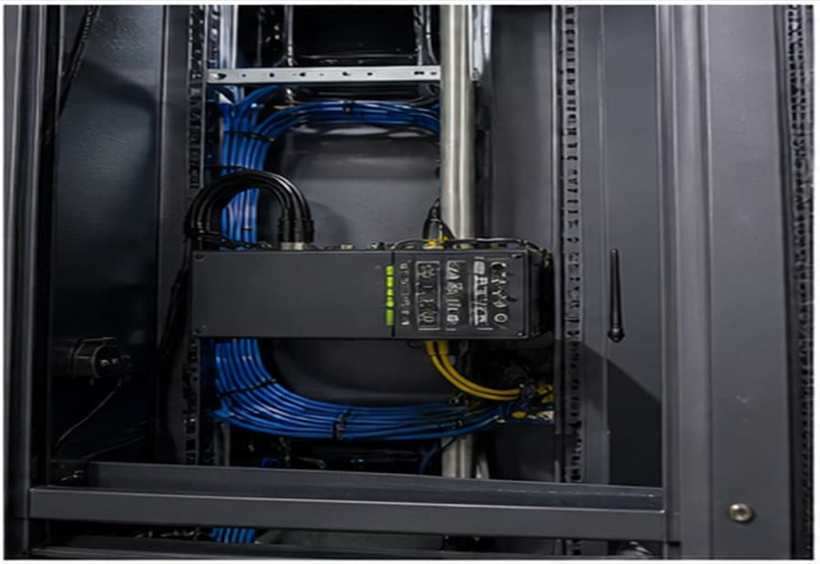 Communications gateway and network cabinet for utility data